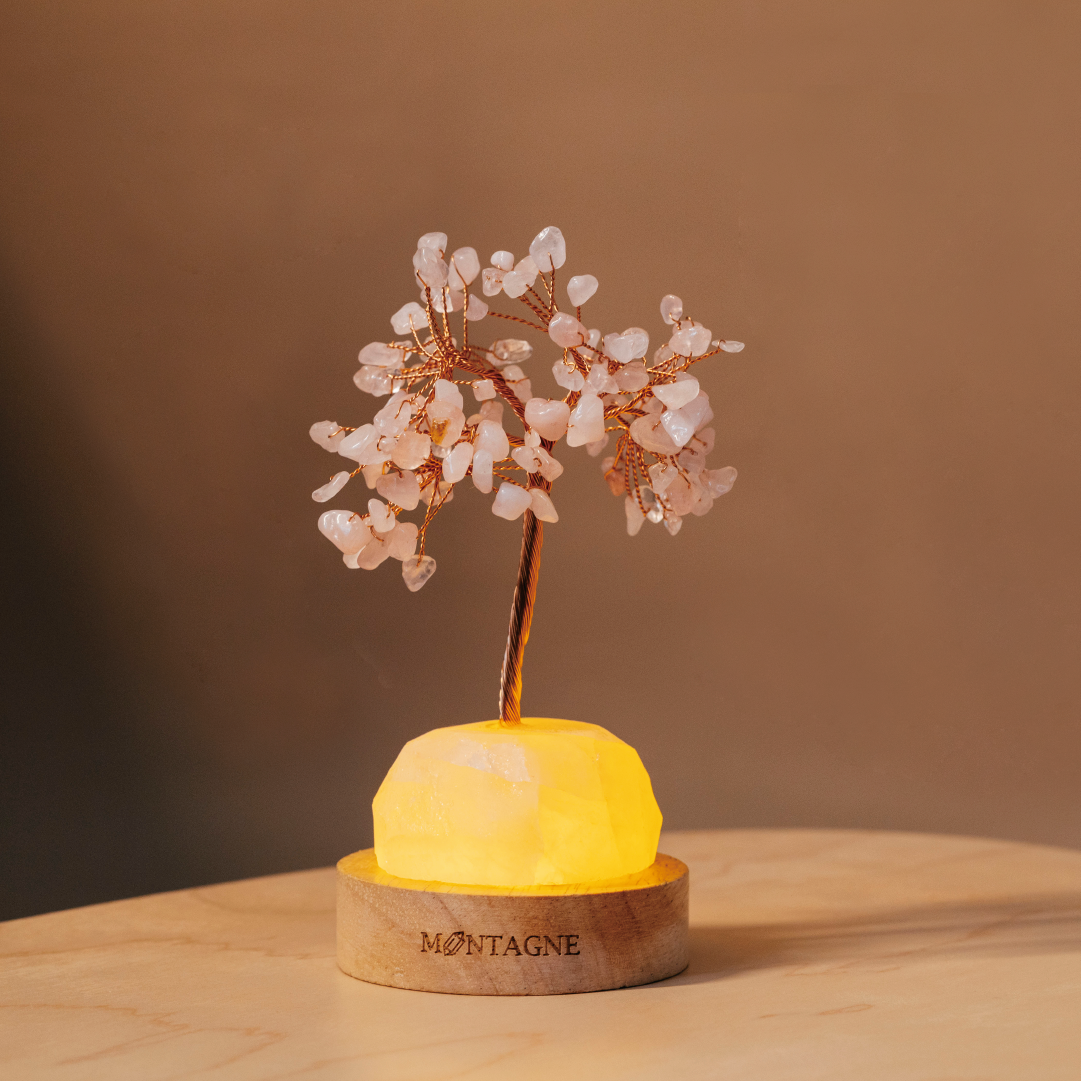 原礦水晶樹|粉水晶|感情。人緣