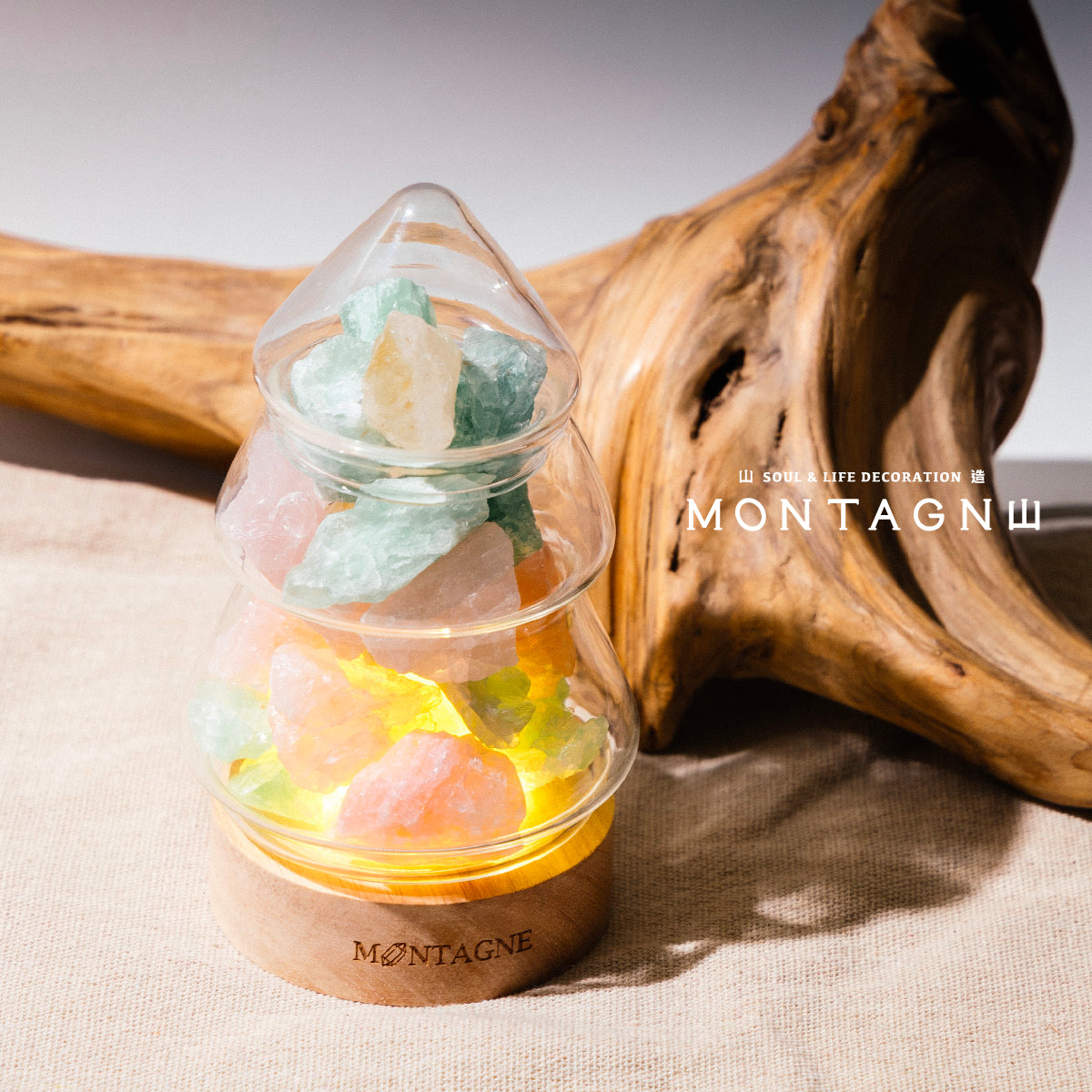 【預購】聖冬特調|水晶擴香|粉水晶 x 黃水晶 x 綠螢石