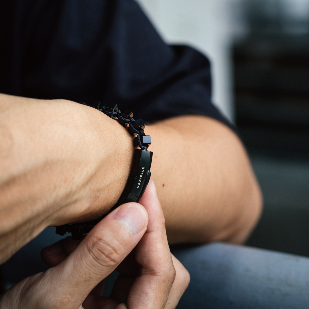 Nouvelle|R.A.M.|All-Black 黑瑪瑙手鏈