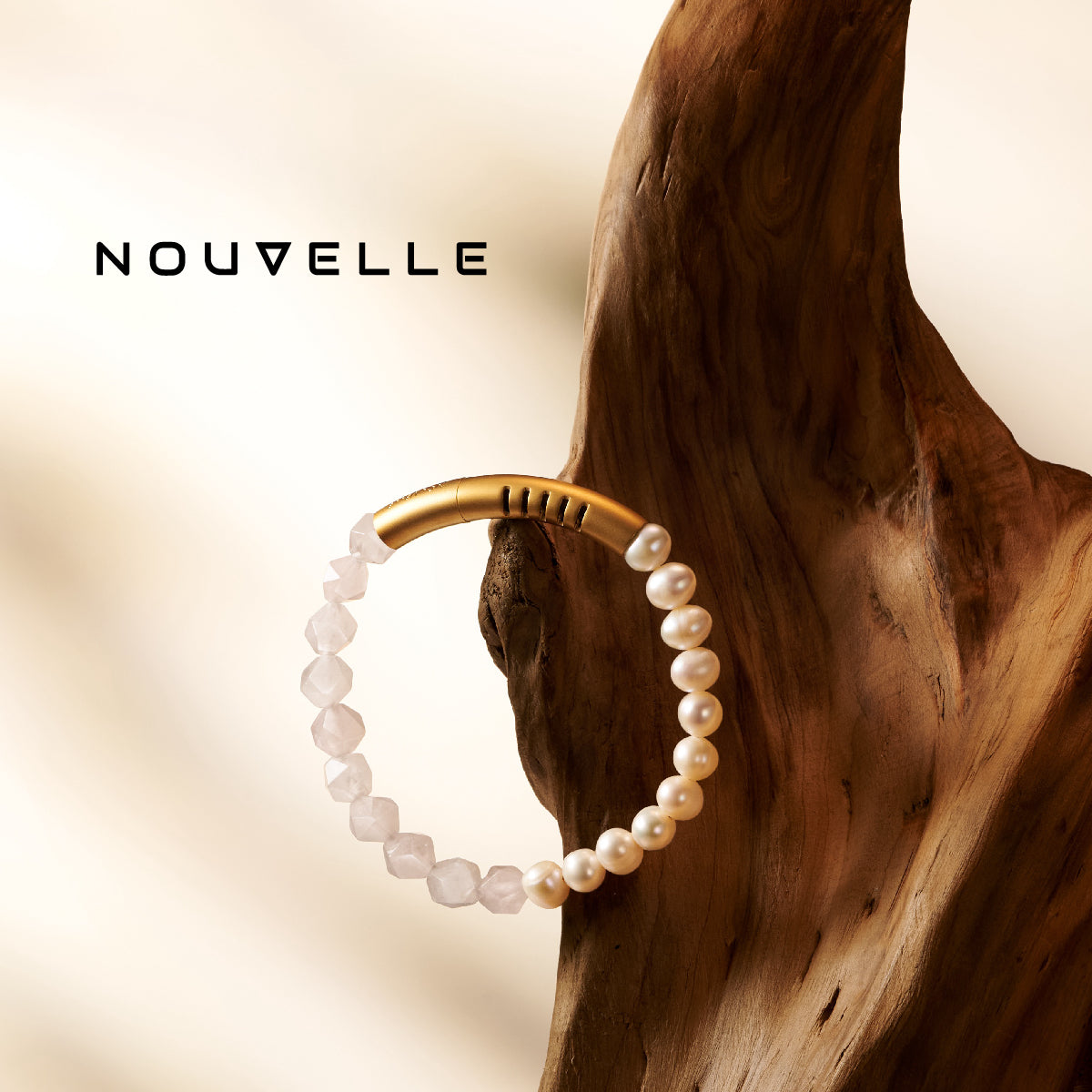 Nouvelle|MagAroma|粉水晶。天然珍珠