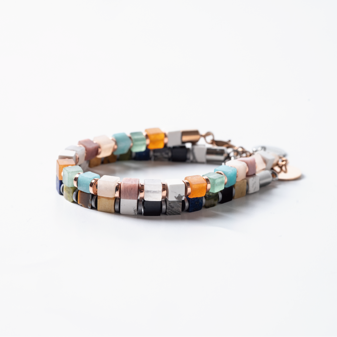 Nouvelle|Rubik's|Treasure 多彩水晶手鍊