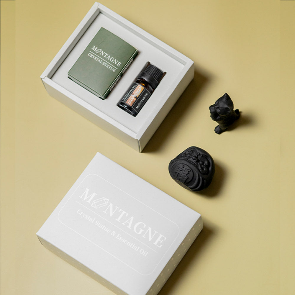 福神|黑曜石|擴香石公仔