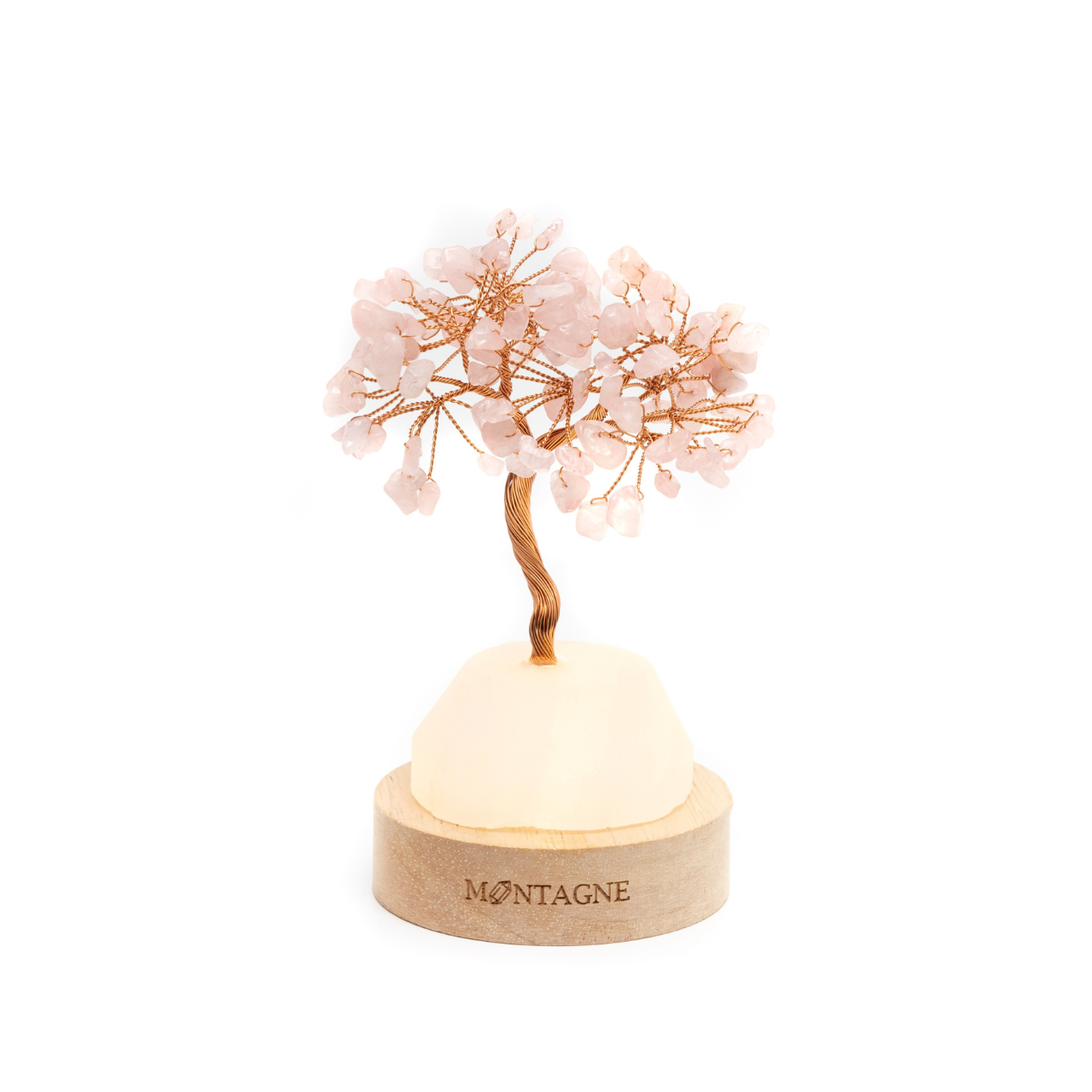 原礦水晶樹丨Treasure Tree丨白水晶。粉水晶丨桃花。人緣