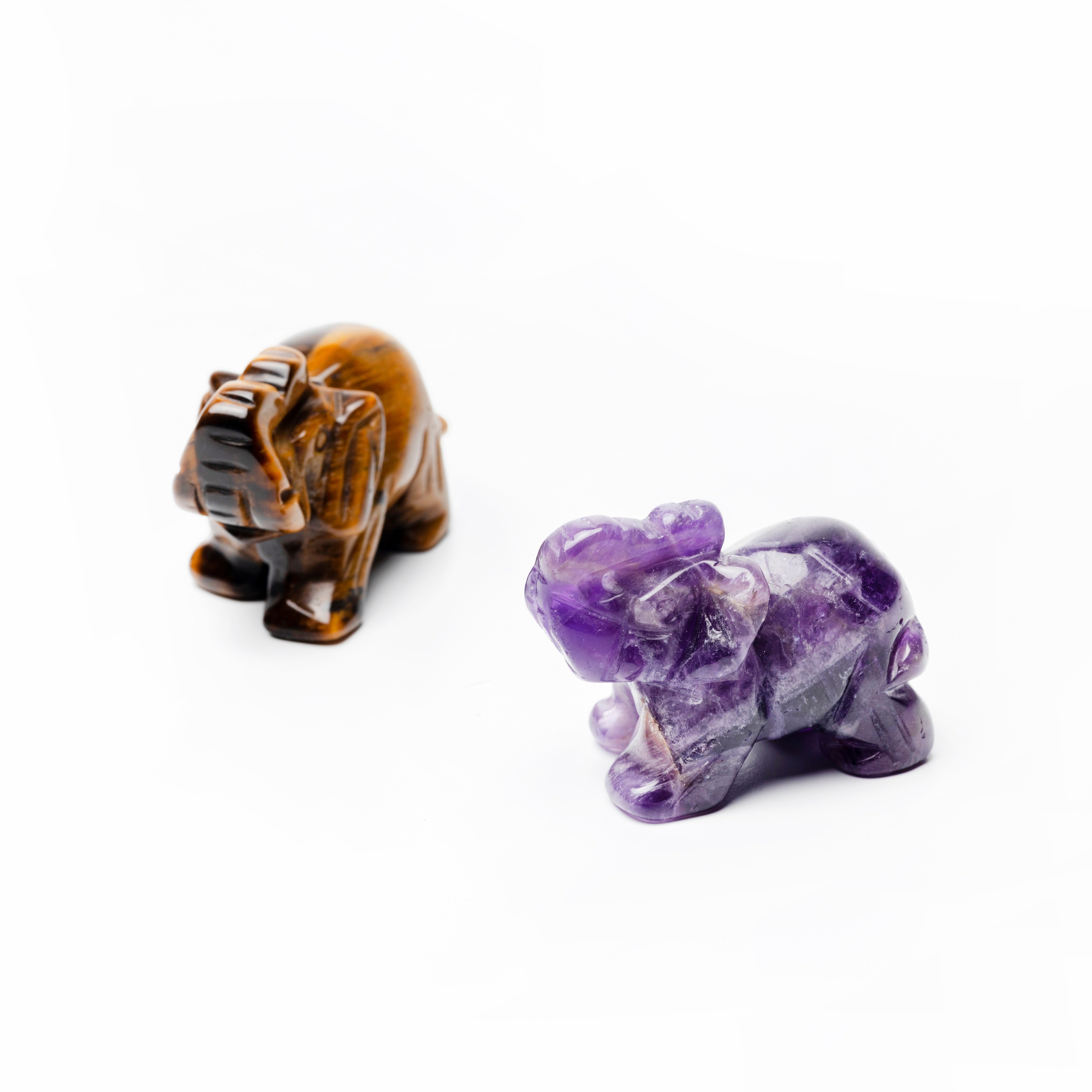 LOXO|大象|紫水晶公仔