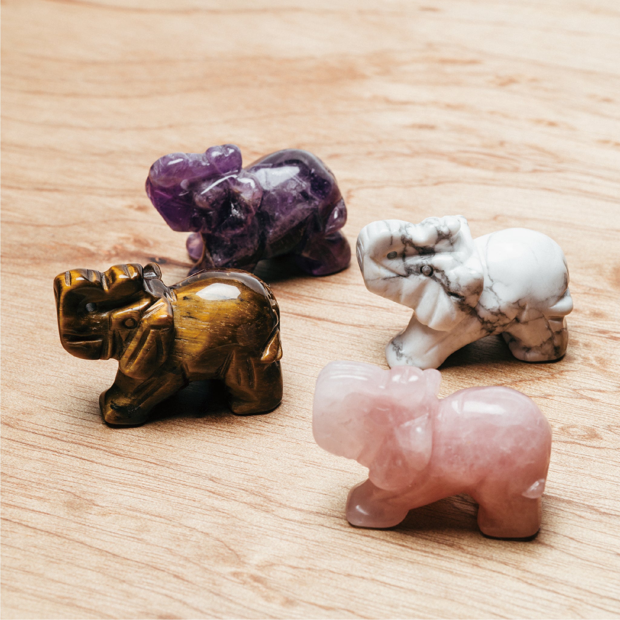 LOXO|大象|孔雀石公仔