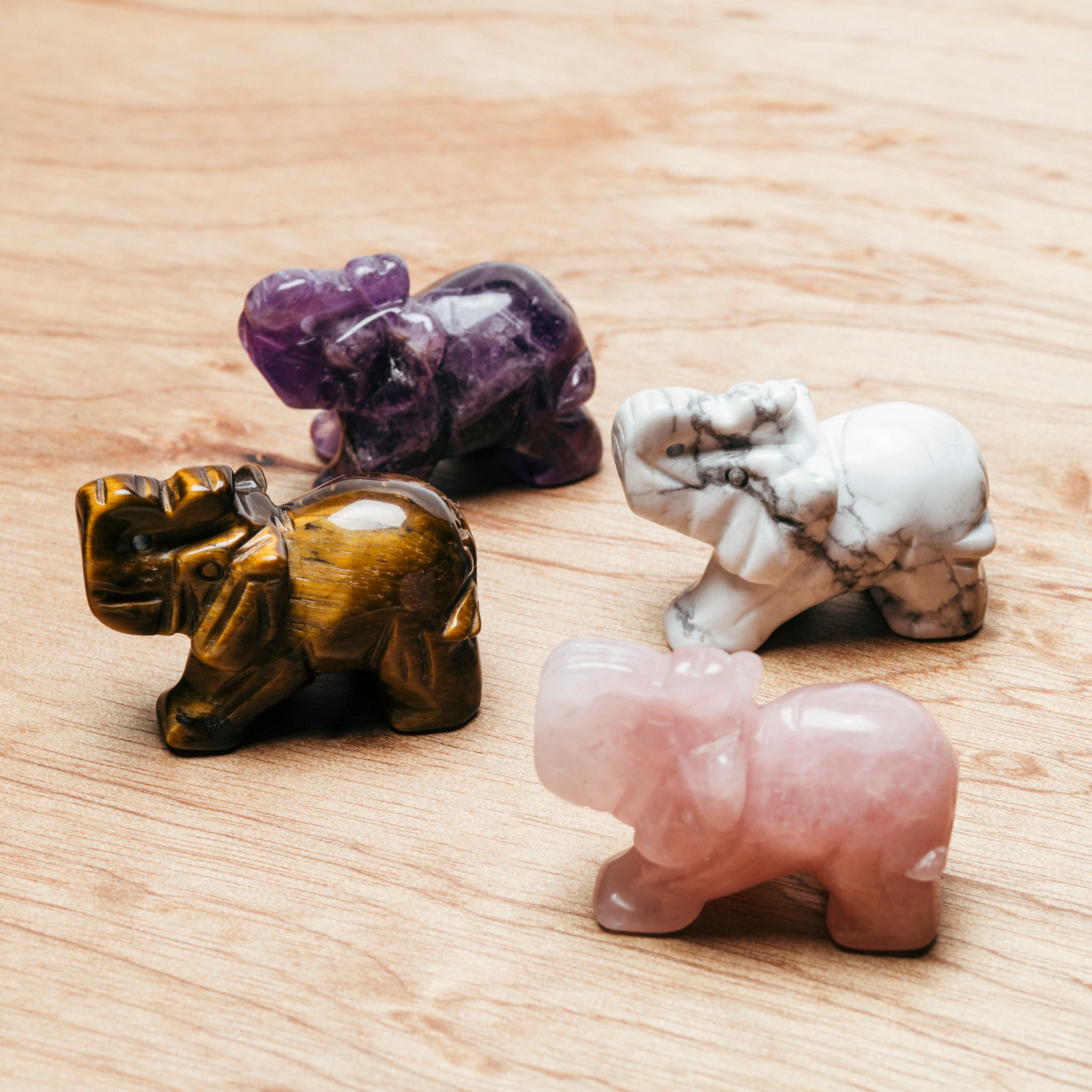 LOXO|大象|紫水晶公仔