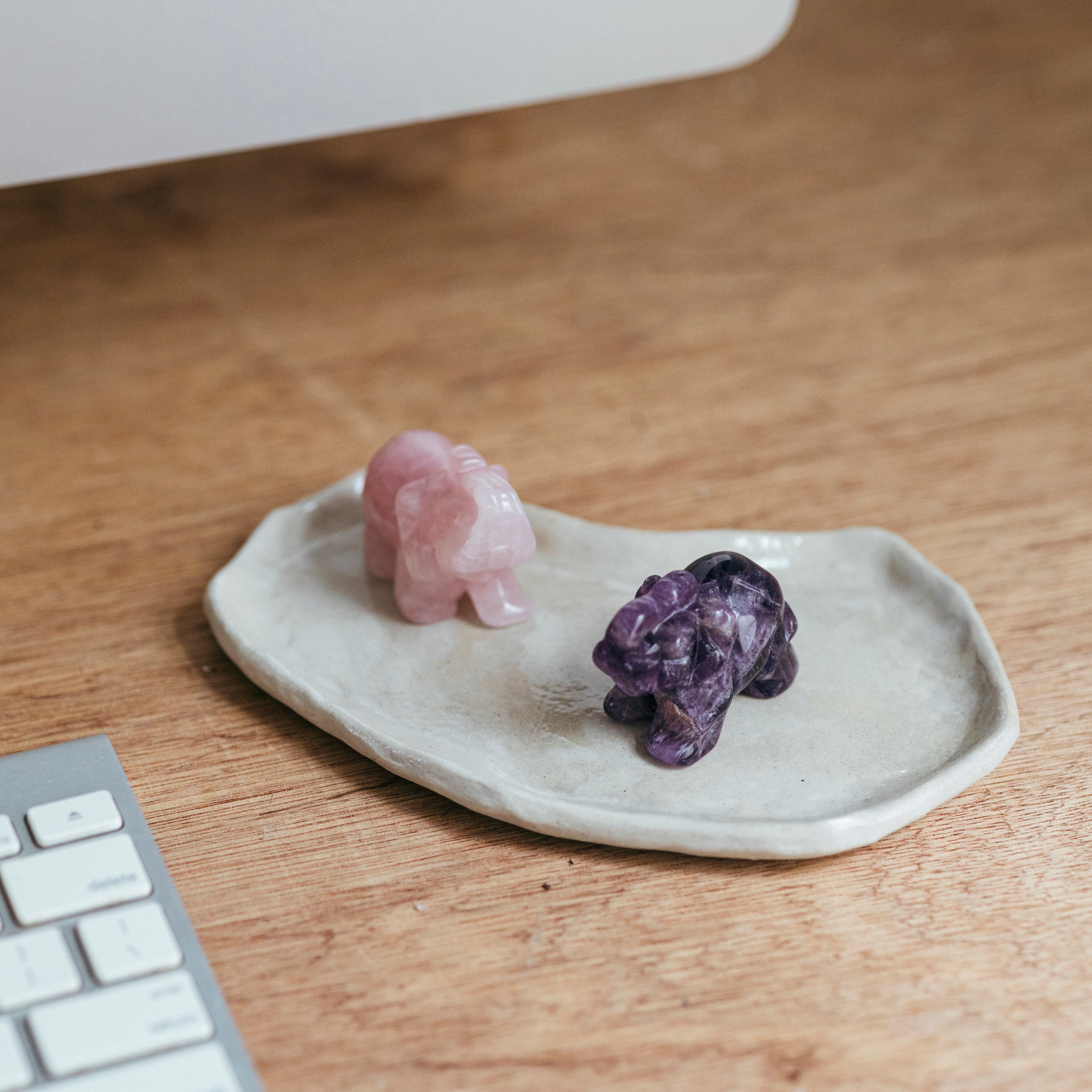 LOXO|大象|紫水晶公仔