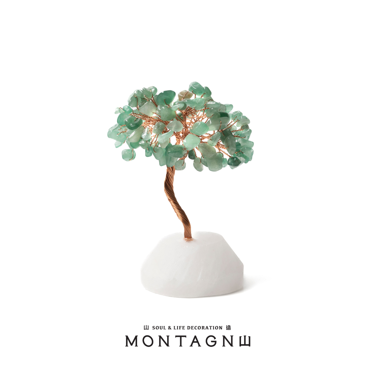 原礦水晶樹丨Treasure Tree丨白水晶。綠東陵丨淨化。招財