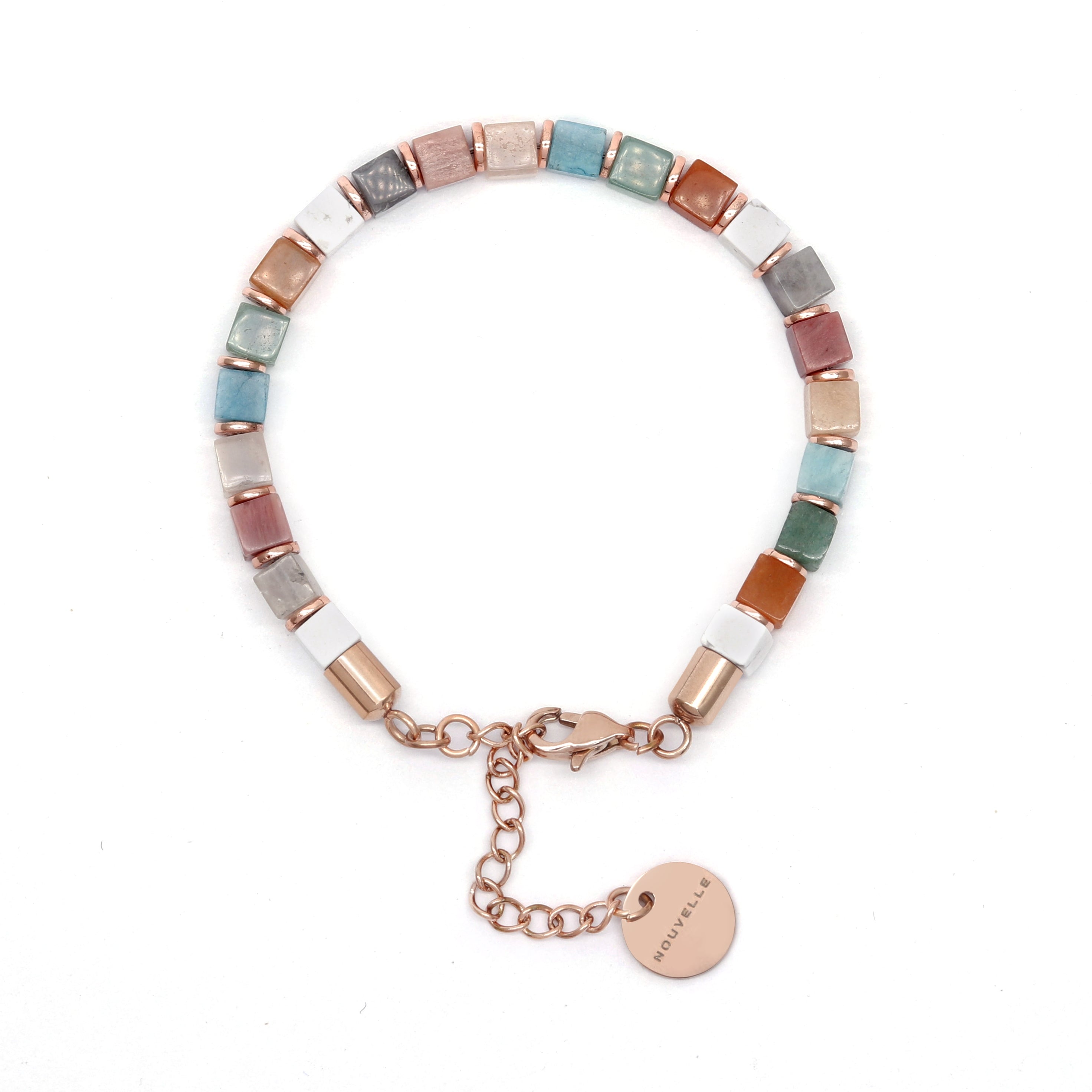 Nouvelle|Rubik's|Treasure 多彩水晶手鍊