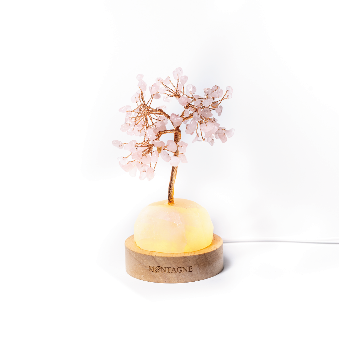 原礦水晶樹|粉水晶|感情。人緣