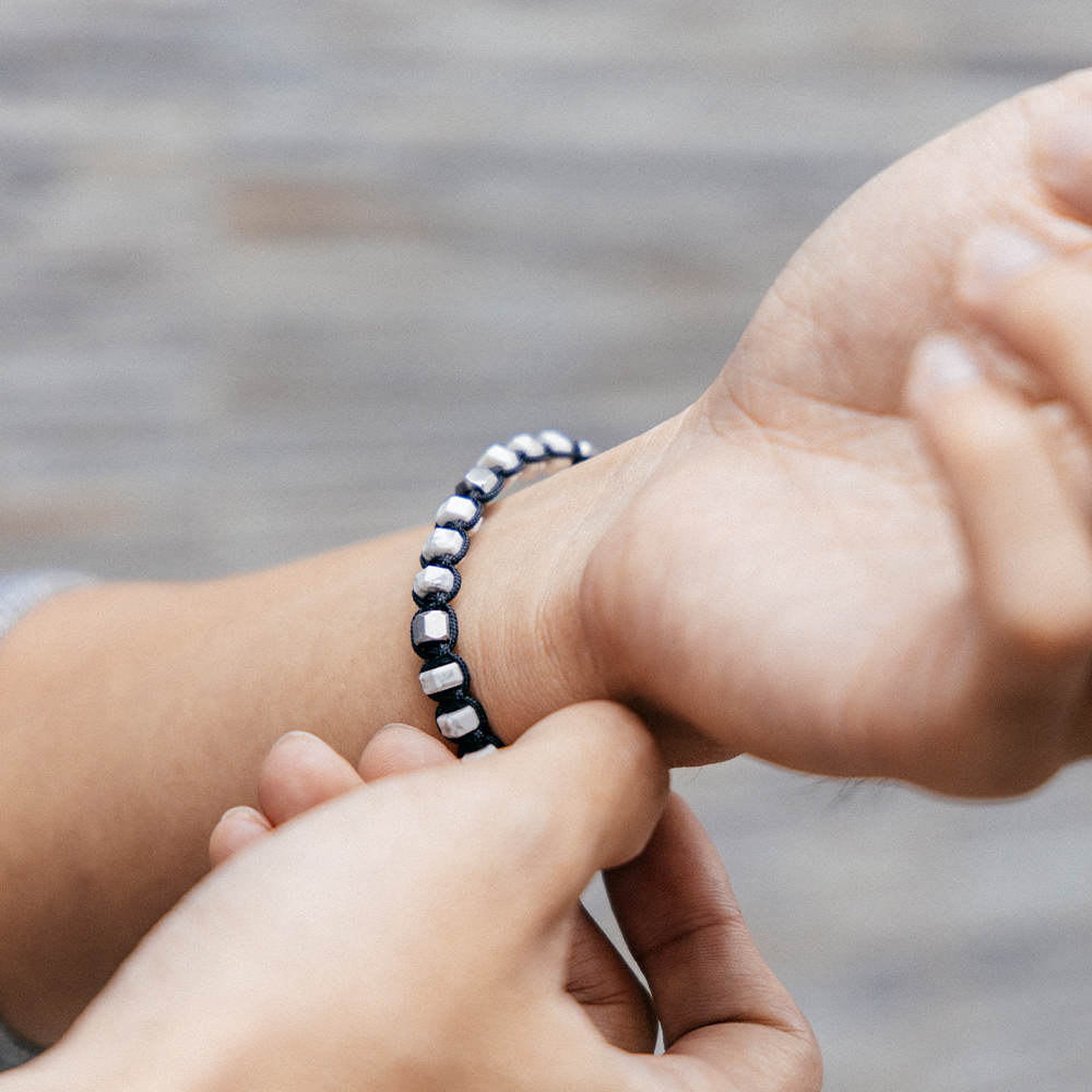 Nouvelle丨Screw丨白松石手鏈