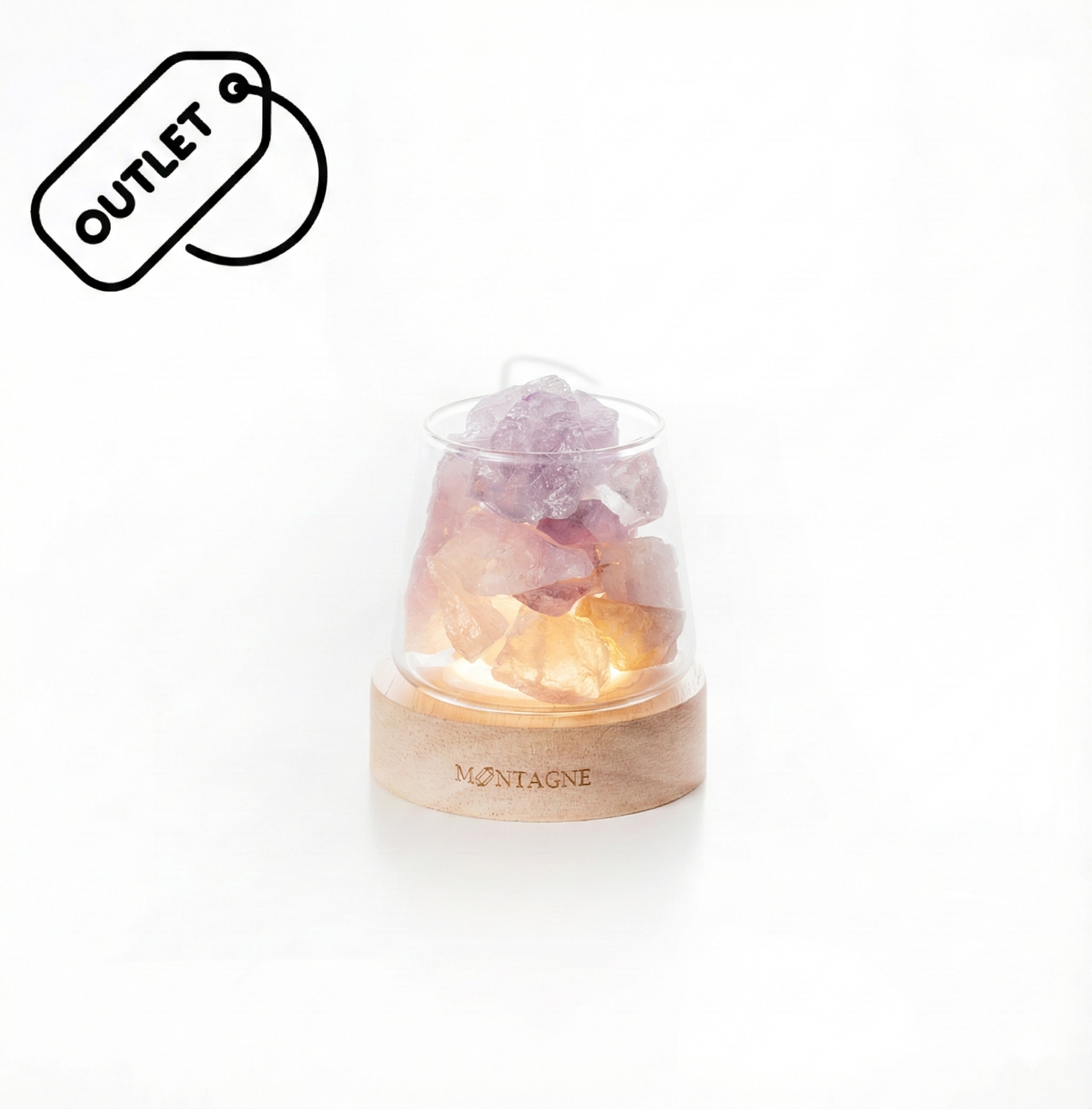 特賣品|mini富士山擴香組|紫水晶(付裸裝精油)