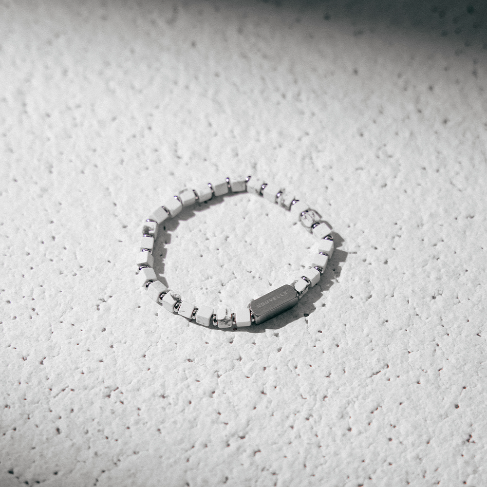 Nouvelle|Cube|白松石手鏈