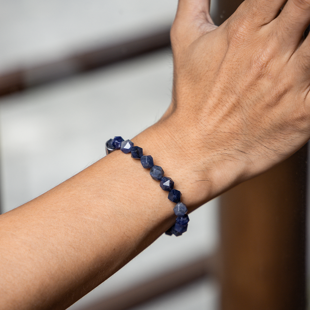 Nouvelle|SnapEase|切角藍紋石手鏈