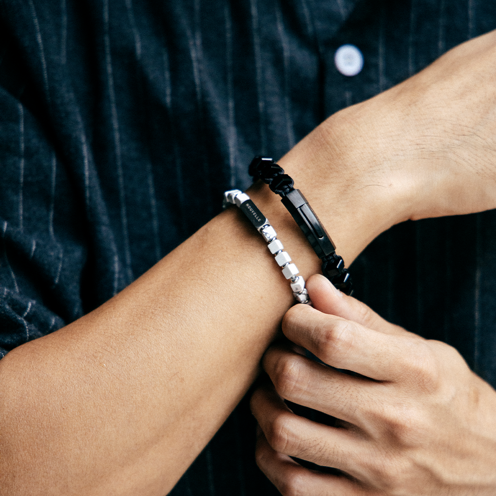 Nouvelle|Cube|白松石手鏈