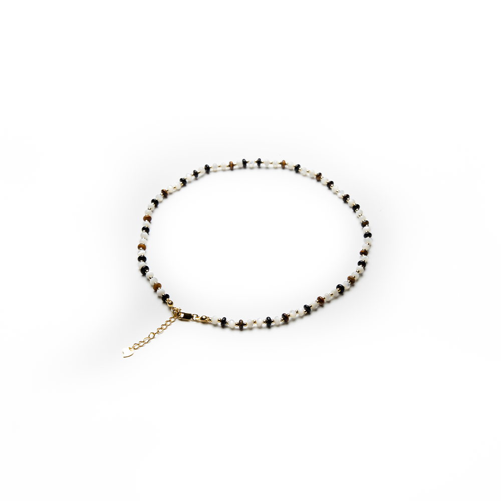 Nacre|虎眼石、白貝母