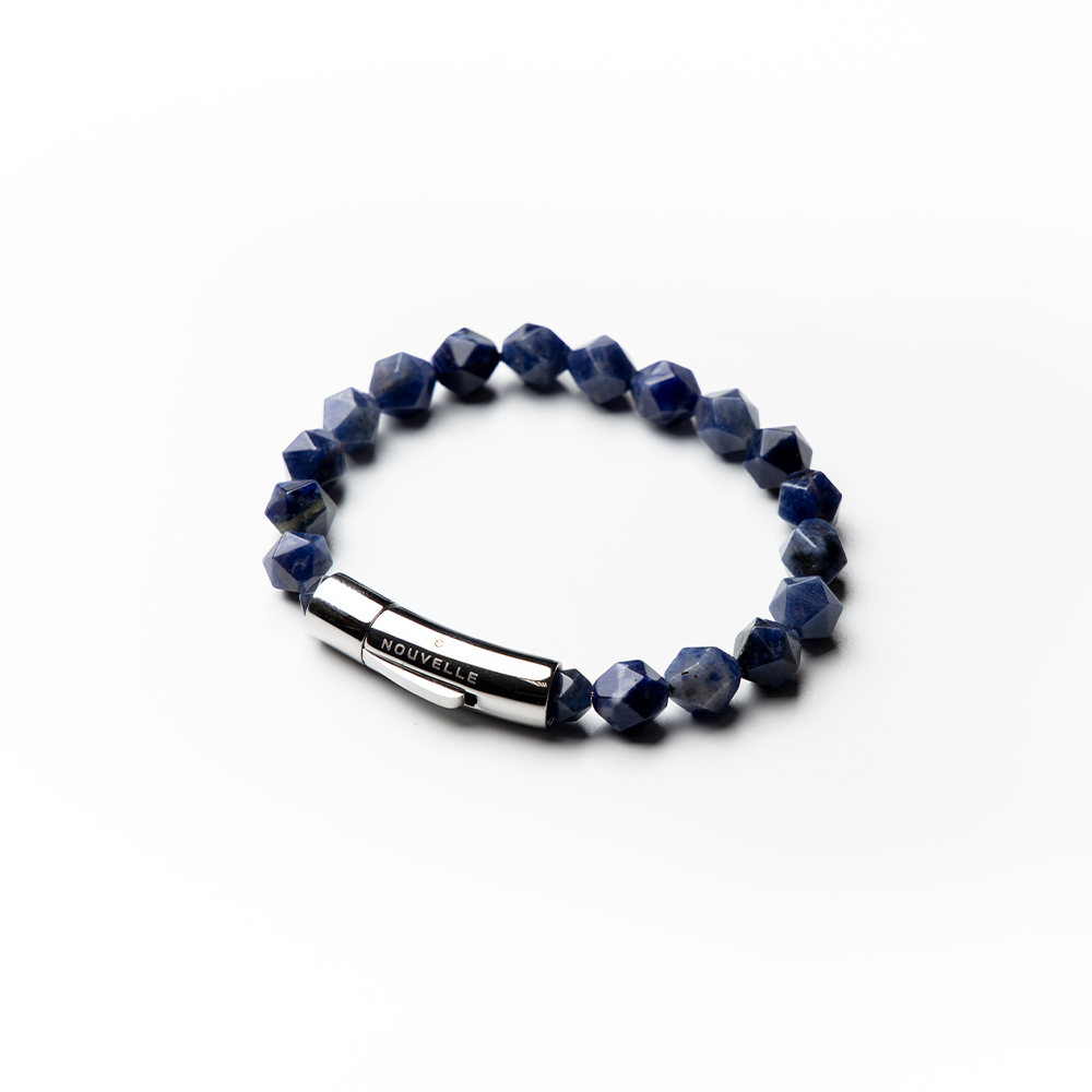 Nouvelle|SnapEase|切角藍紋石手鏈