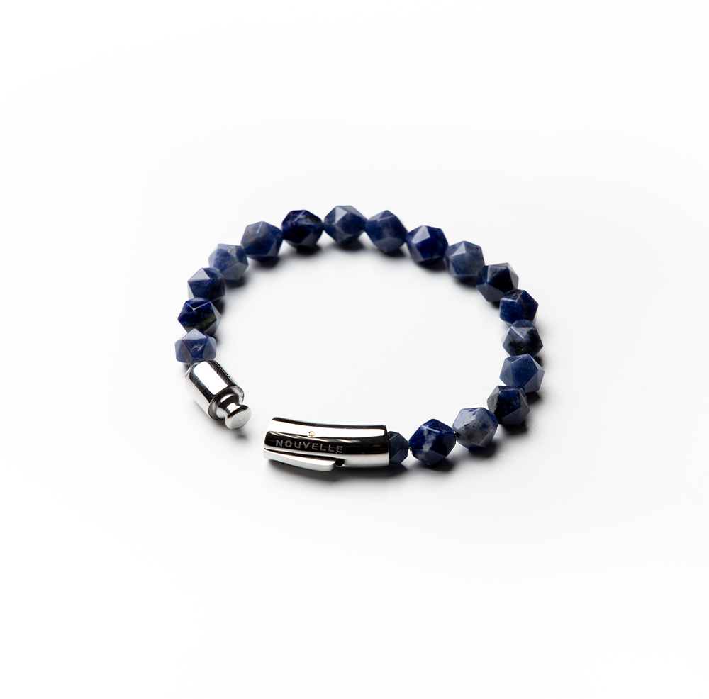 Nouvelle|SnapEase|切角藍紋石手鏈