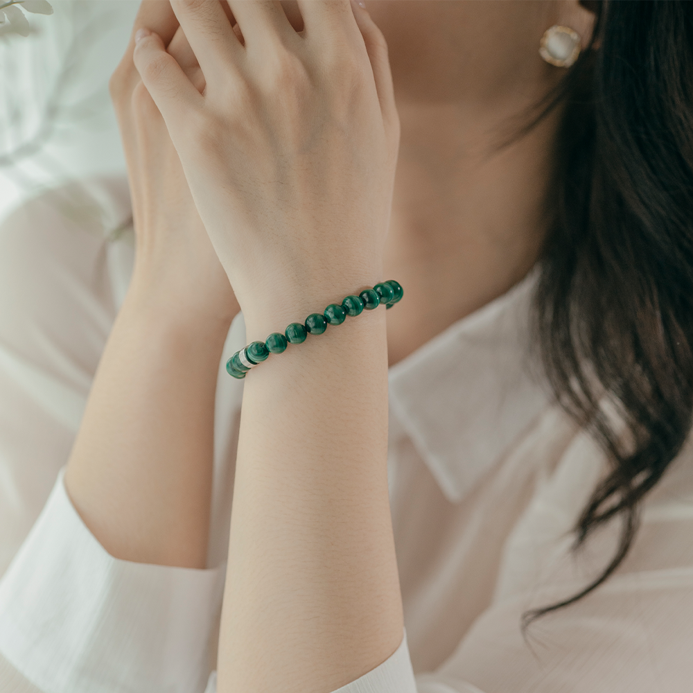 PURE|孔雀石手鏈