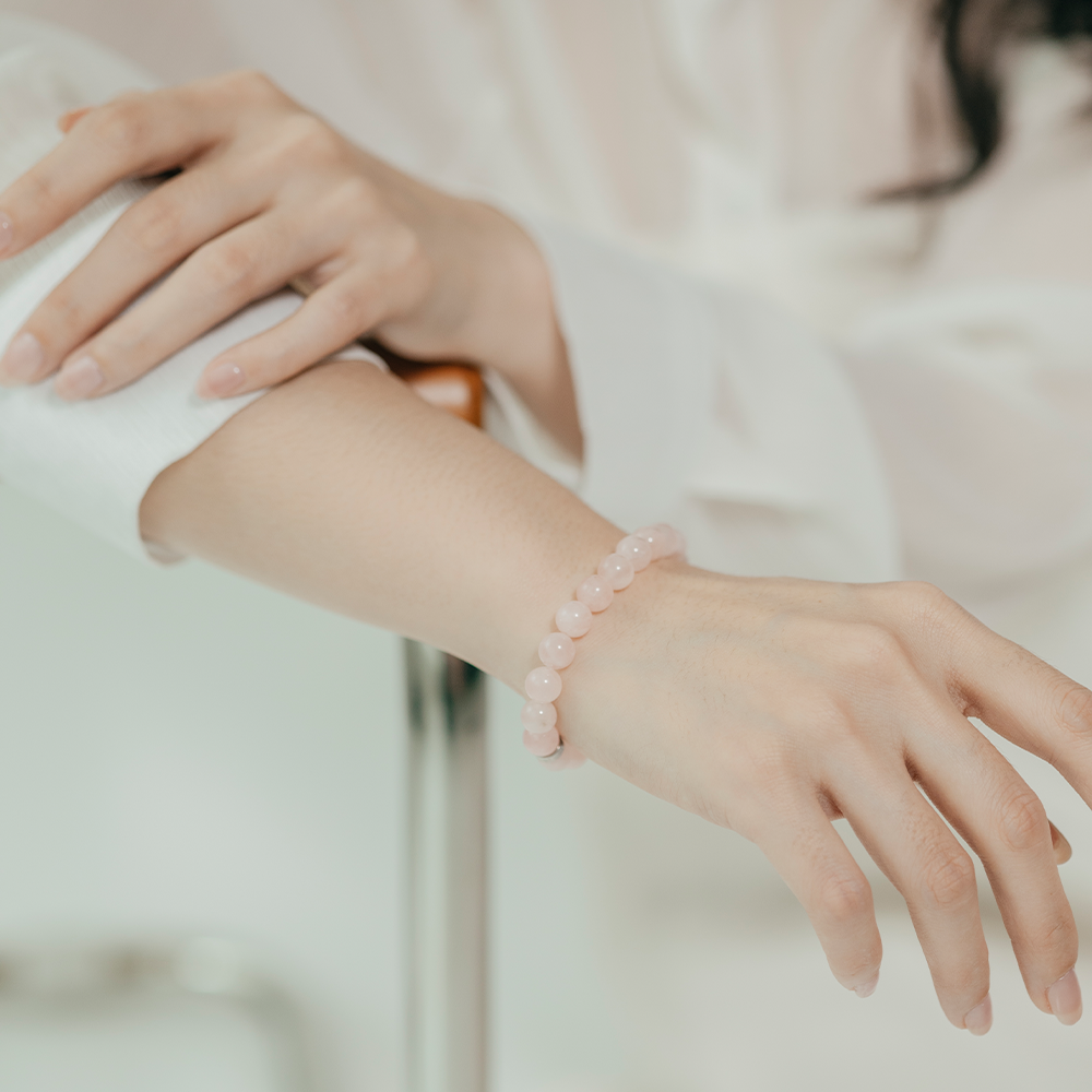 PURE|粉水晶手鍊