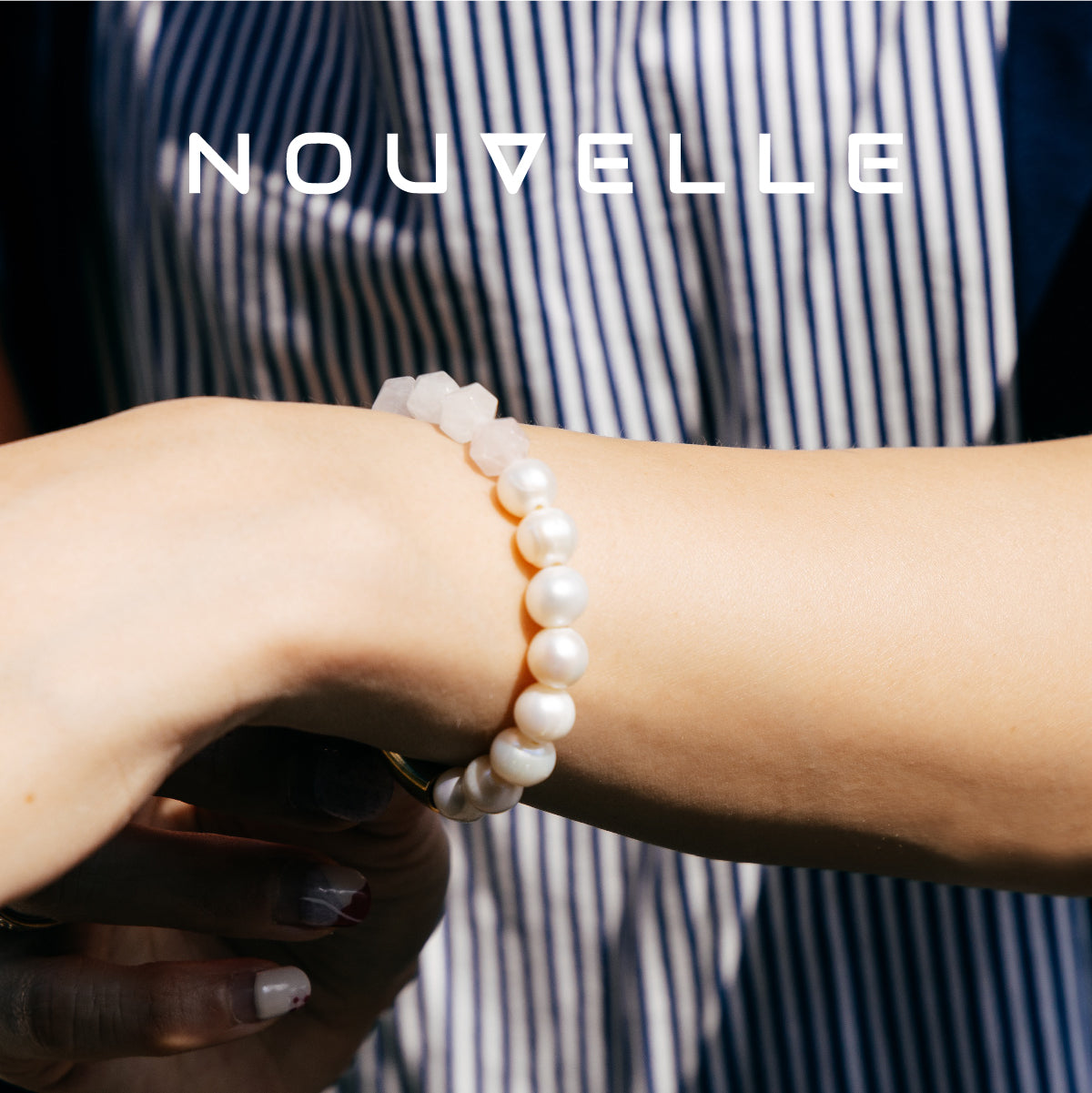 Nouvelle|MagAroma|粉水晶。天然珍珠
