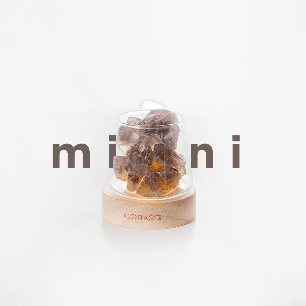mini|茶水晶|穩定磁場X創造