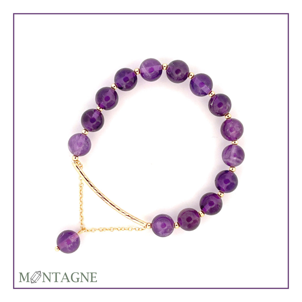 紫水晶手鏈|權利。守護