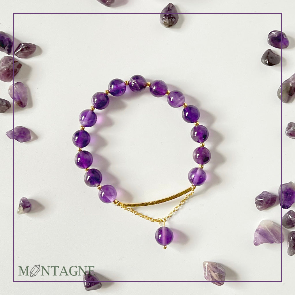 紫水晶手鏈|權利。守護