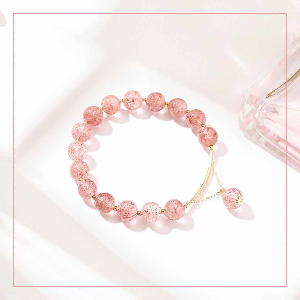 草莓晶手鏈|人緣。愛情