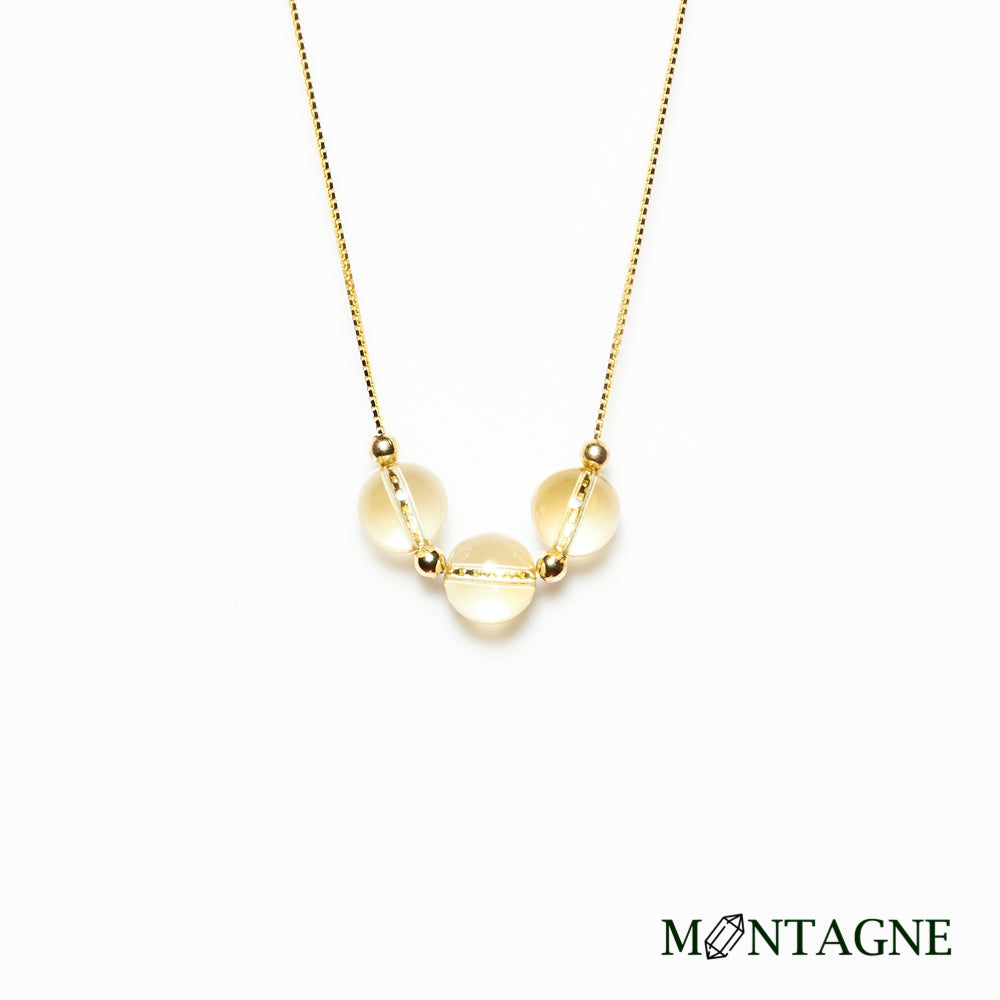 基本款|黃水晶項鍊|偏財X運勢