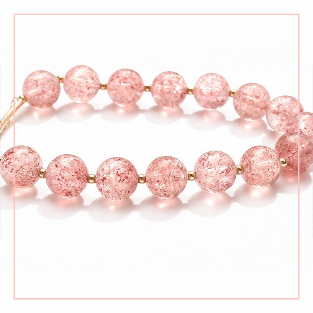 草莓晶手鏈|人緣。愛情