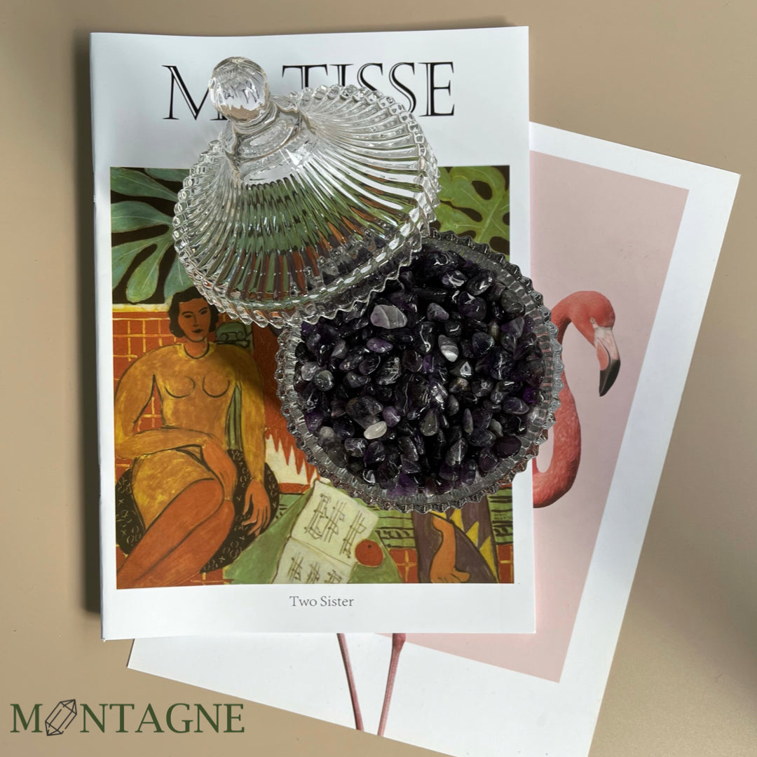 水晶消磁套組|贈茶水晶柱或粉晶愛心