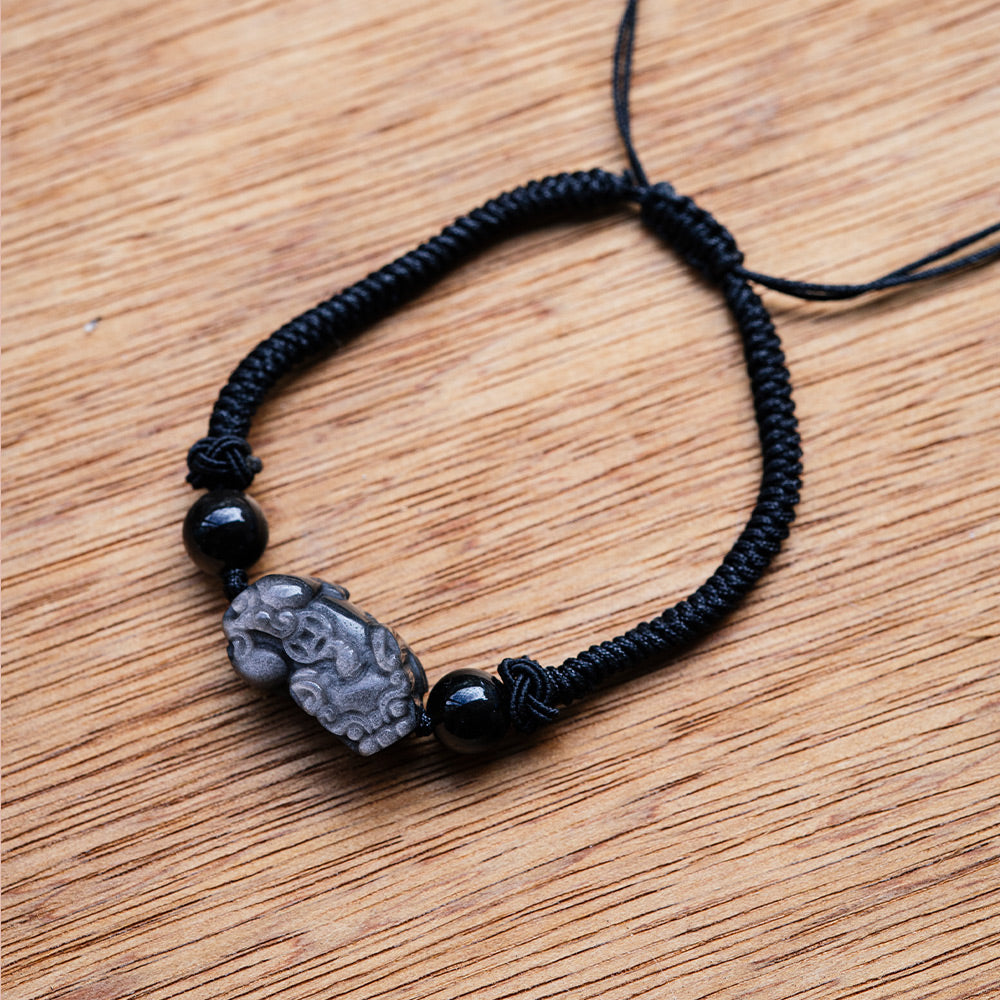 編織|貔貅咬錢手鍊