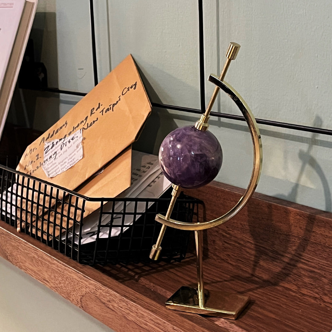 礦石展示架|紫水晶