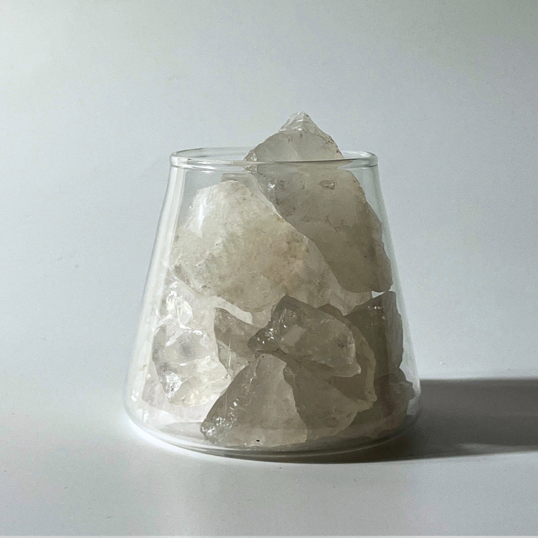 白水晶富士山晶礦杯|Montagne山造