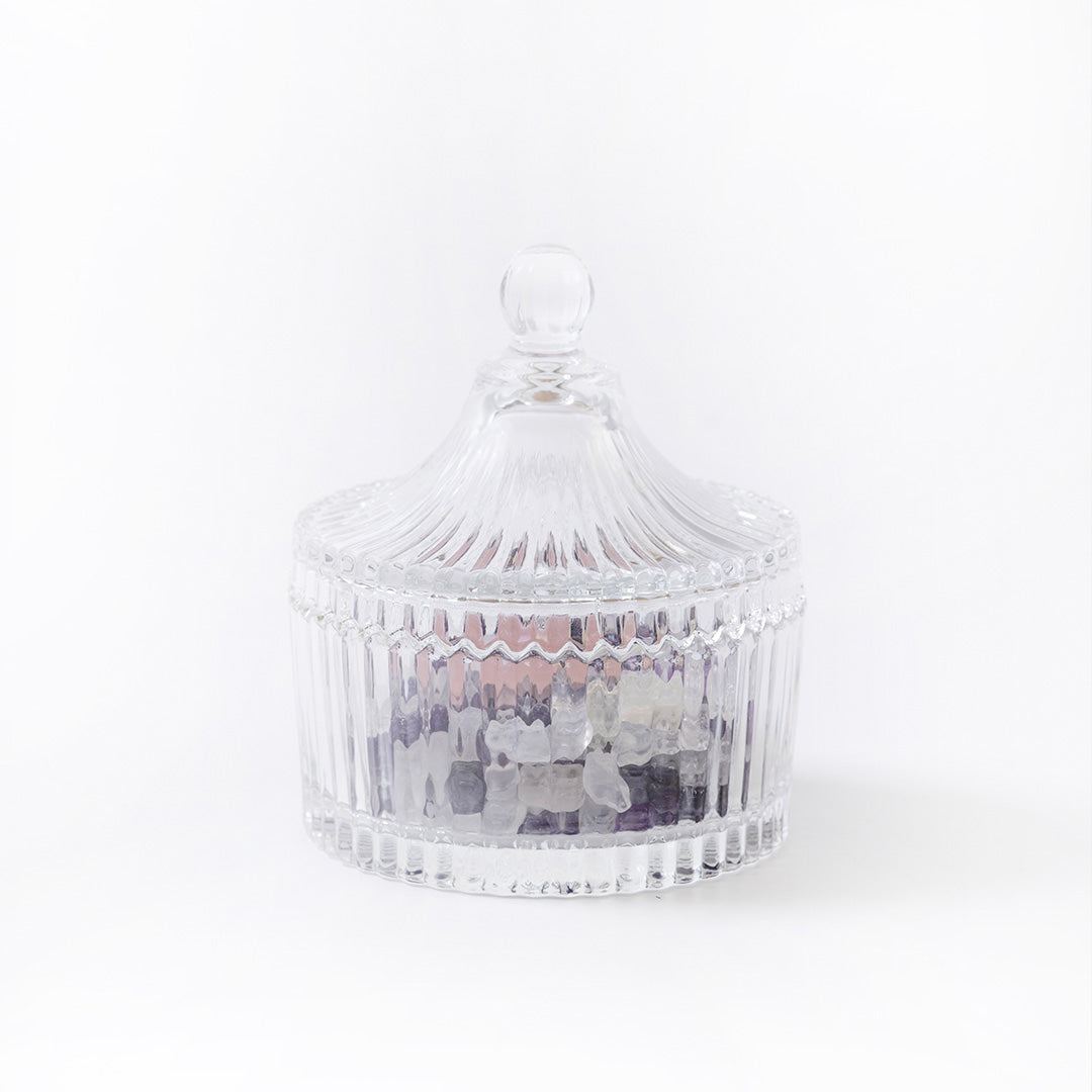 水晶消磁套組|贈茶水晶柱或粉晶愛心