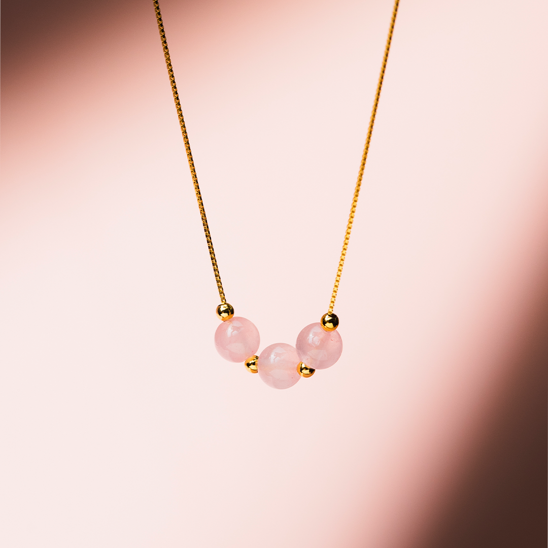 基本款|粉水晶項鍊|桃花X人緣