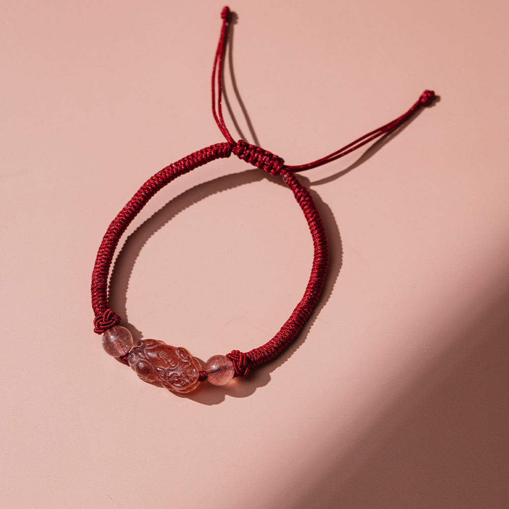 編織|貔貅咬錢手鍊