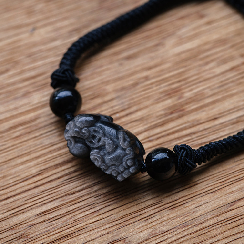 編織|貔貅咬錢手鍊