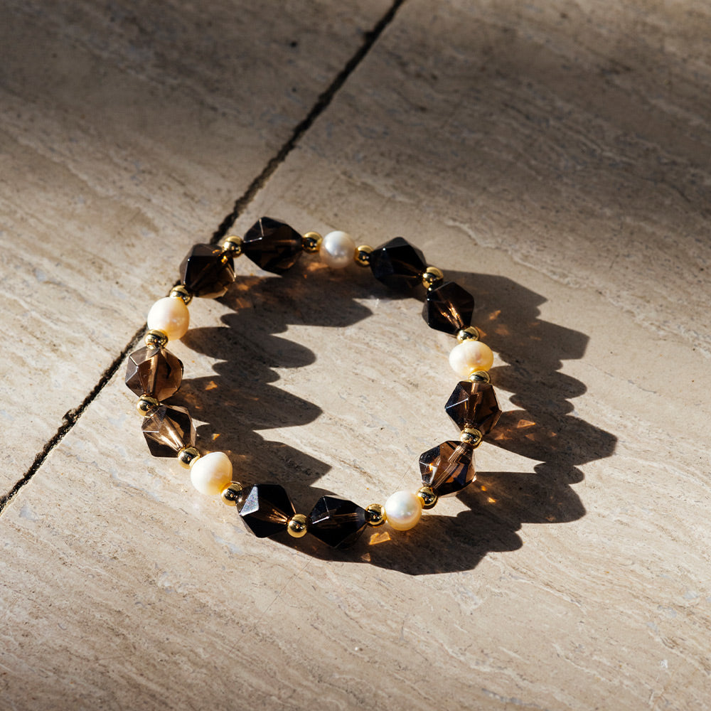 珍珠紅茶|茶水晶。珍珠手鍊