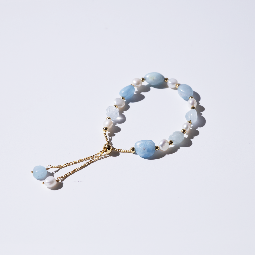 Pearl｜海藍寶手鍊