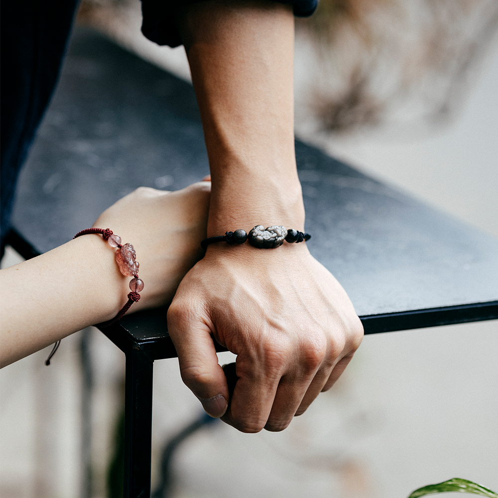 編織|貔貅咬錢手鍊