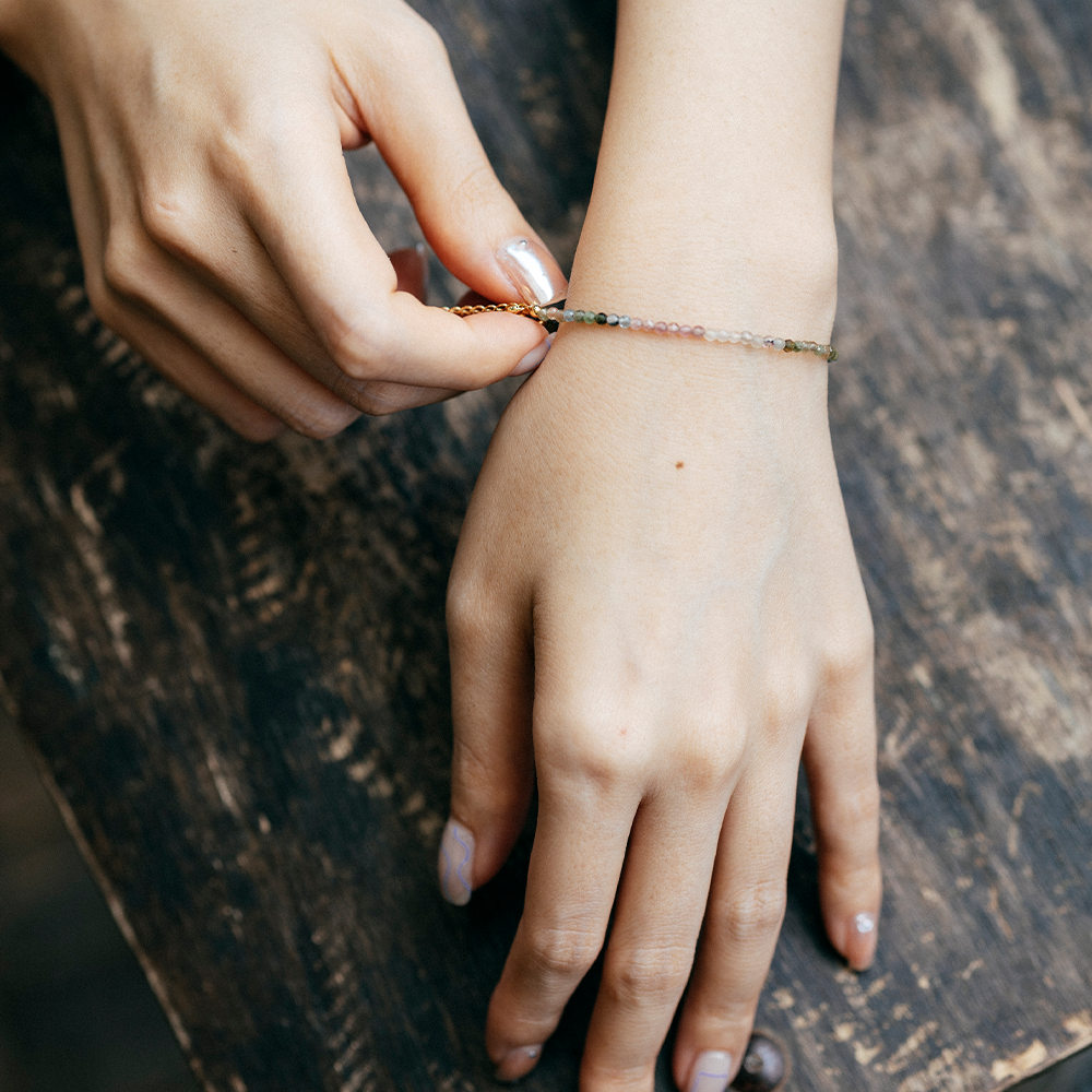 COLORION|彩虹碧璽細鍊