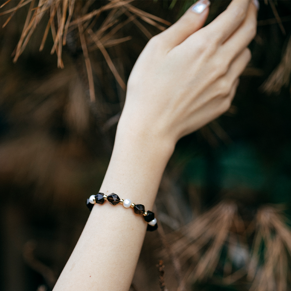 珍珠紅茶|茶水晶。珍珠手鍊