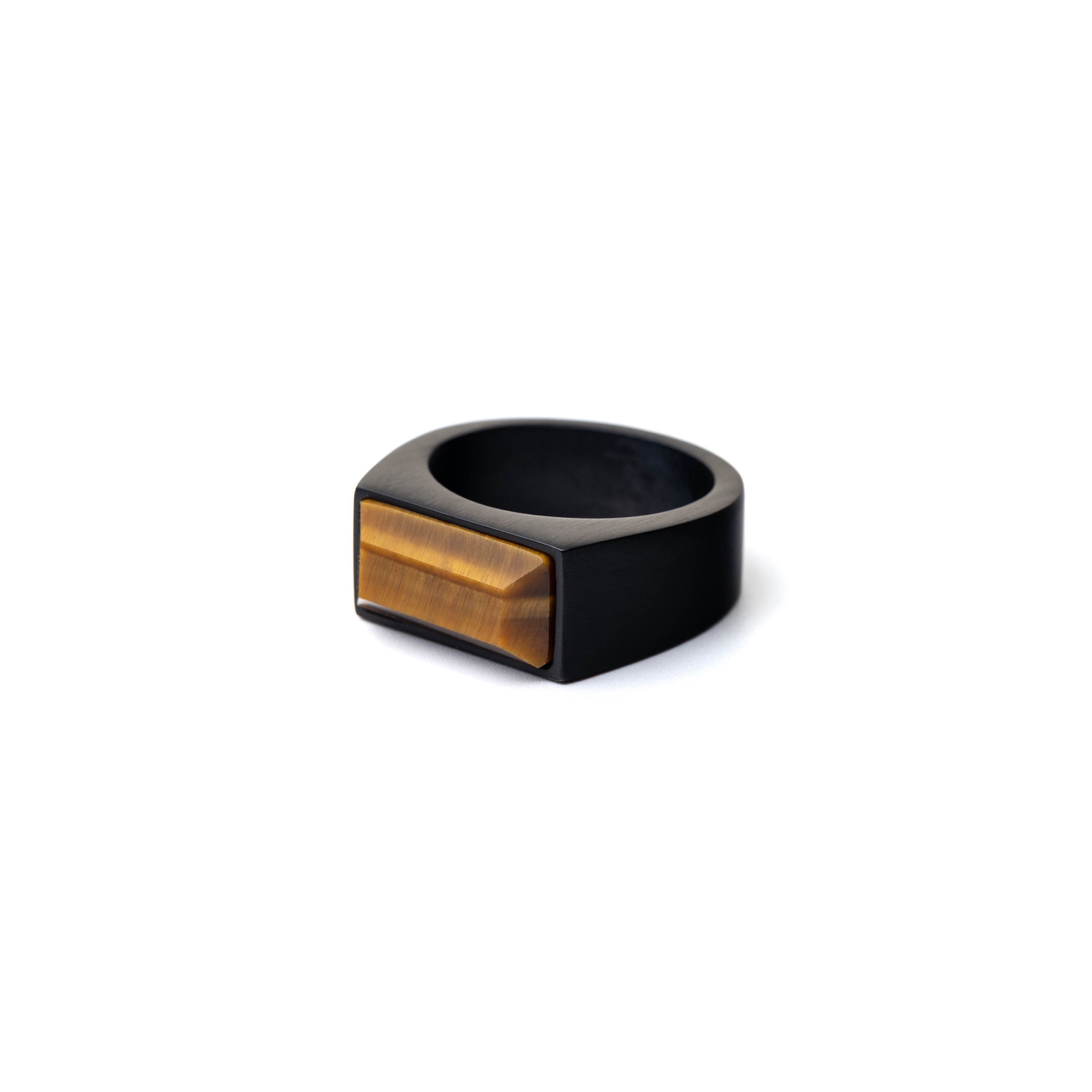 Nouvelle｜BULLION｜虎眼石戒指（黑色）