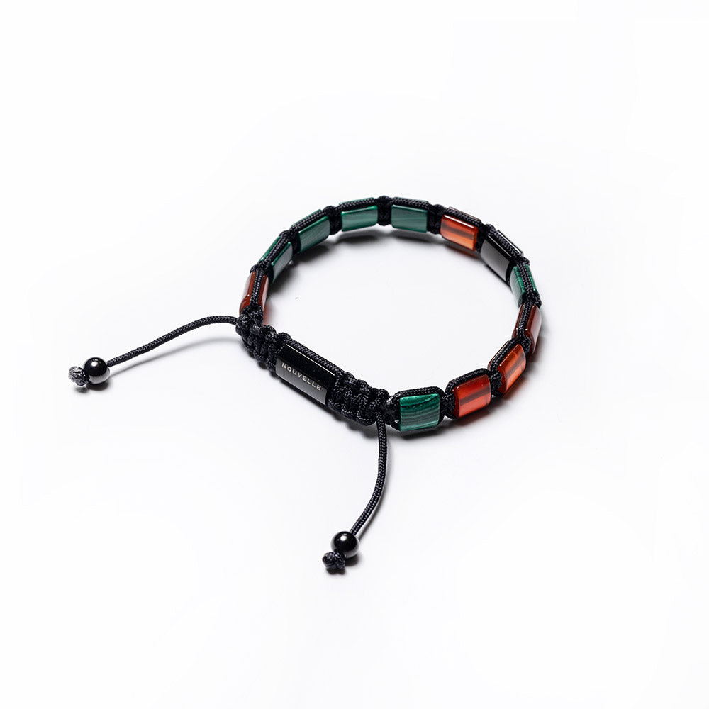Nouvelle｜Marley｜孔雀石。紅瑪瑙