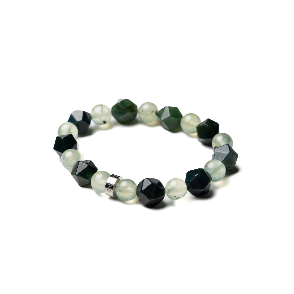 Forest Hue｜森稜綠｜葡萄石。水草瑪瑙