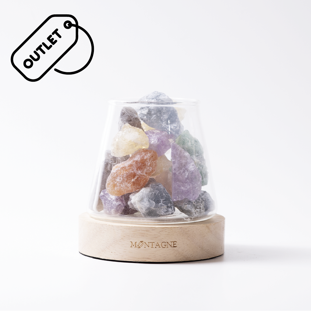 特賣品｜富士山擴香組｜七彩石（付裸裝精油）