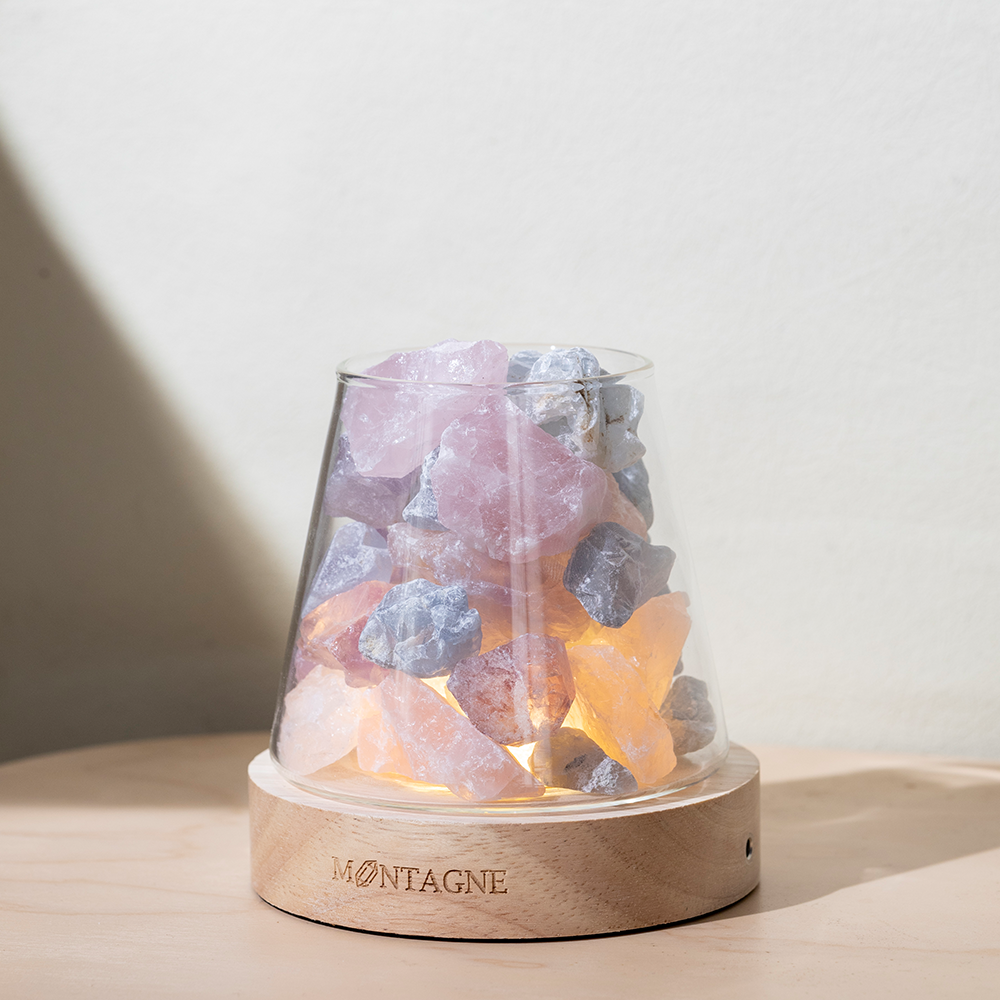 守護。珍愛丨水晶擴香丨紫水晶 × 粉水晶 x 藍水晶