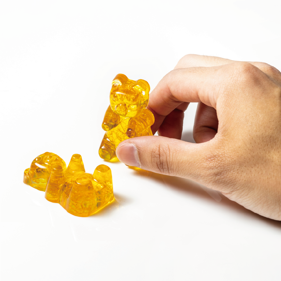 Gummy bear｜黃水晶｜公仔。紙鎮
